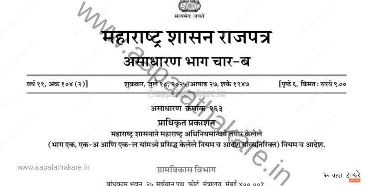केंद्रप्रमुख नियुक्ती बाबत नवी शासन अधिसूचना जाहीर