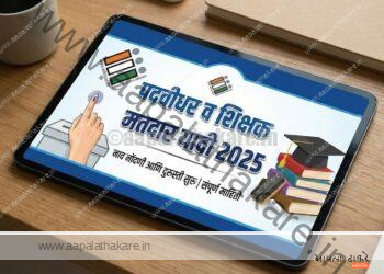 पदवीधर व शिक्षक मतदार यादी 2025: नाव नोंदणी आणि दुरुस्ती सुरू | संपूर्ण माहिती