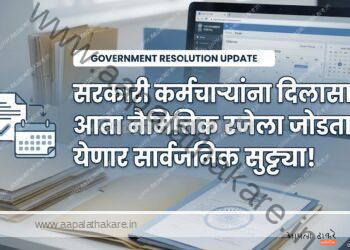 सरकारी कर्मचाऱ्यांच्या नैमित्तिक रजेच्या नियमांत बदल; सुट्ट्या जोडता येणार!